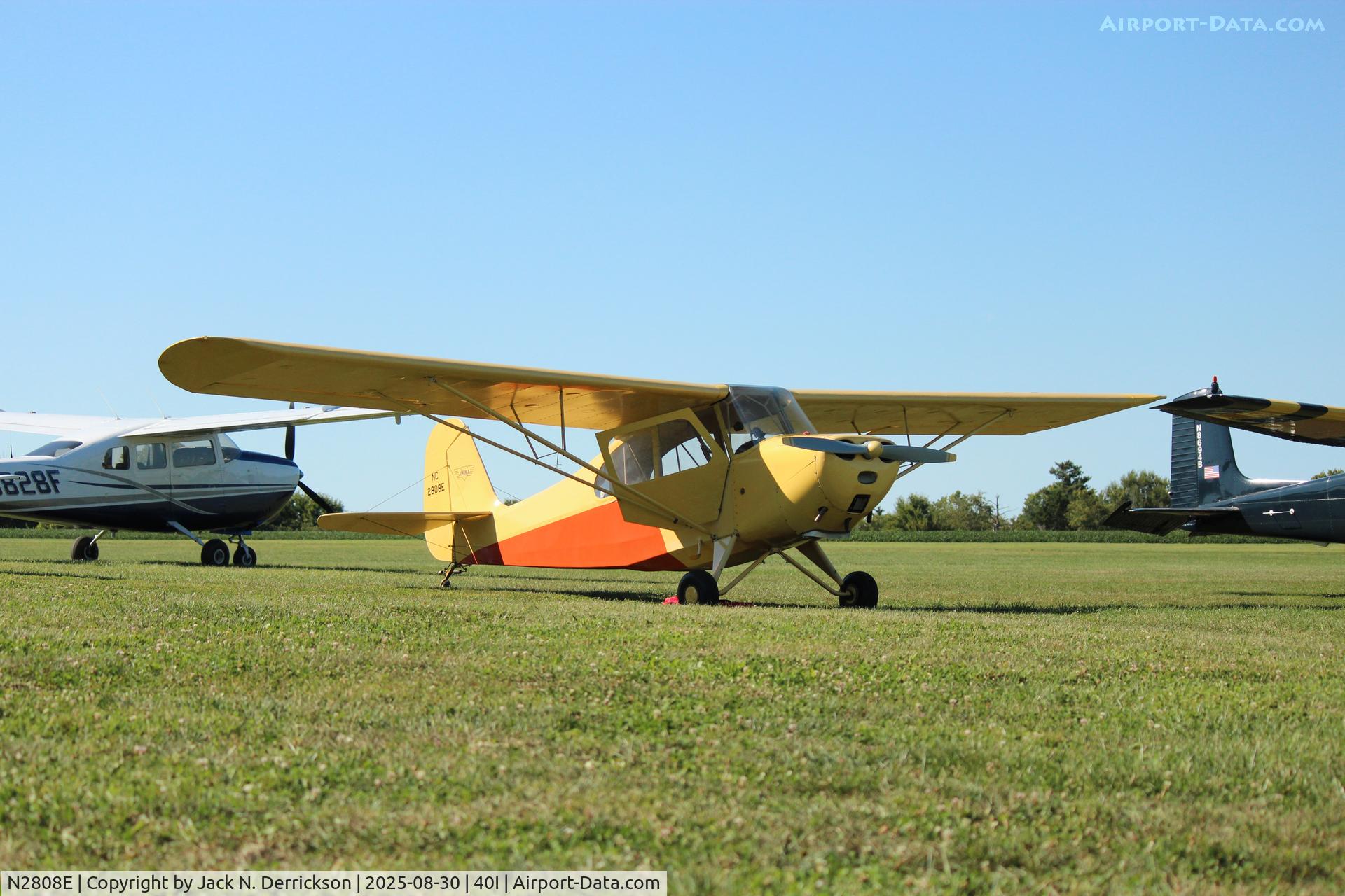 N2808E, 1946 Aeronca 7AC Champion C/N 7AC-6391, 2025 40I airshow N2808E, 1946 Aeronca 7AC Champion C/N 7AC-6391, 2025 40I airshow