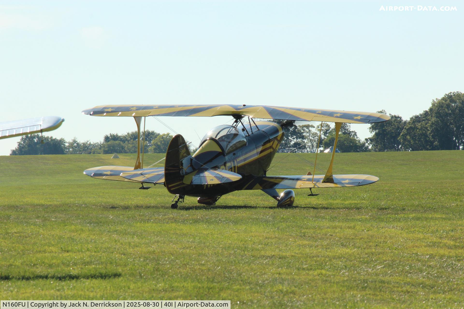 N160FU, 1983 Aerotek Pitts S-2B Special C/N 5021, 2025 40I airshow N160FU, 1983 Aerotek Pitts S-2B Special C/N 5021, 2025 40I airshow