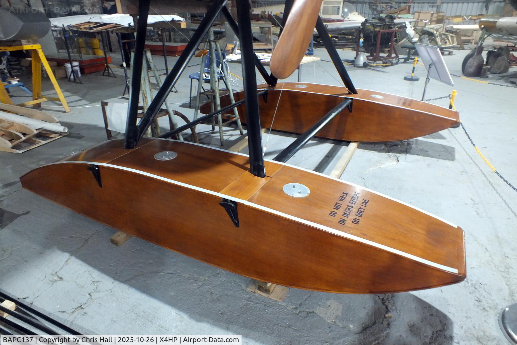 BAPC137, 1978 Sopwith Baby Replica C/N BAPC.137, Hooton Park 16/10/25 BAPC137, 1978 Sopwith Baby Replica C/N BAPC.137, Hooton Park 16/10/25