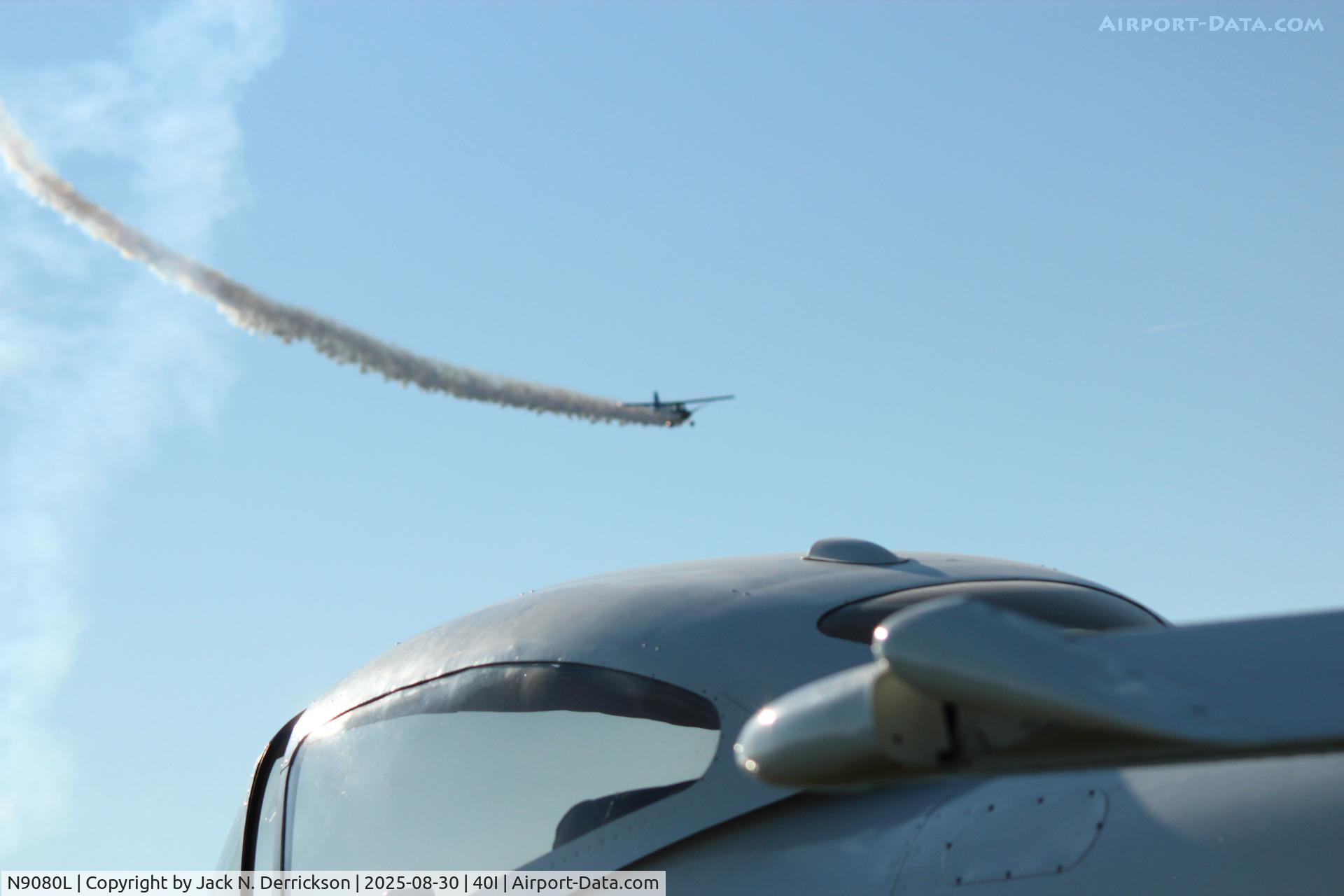 N9080L, 1970 Champion 7KCAB C/N 255-70, 2025 40I airshow N9080L, 1970 Champion 7KCAB C/N 255-70, 2025 40I airshow