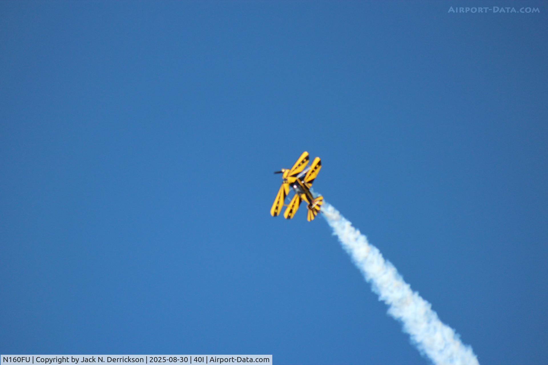 N160FU, 1983 Aerotek Pitts S-2B Special C/N 5021, 2025 40I Airshow N160FU, 1983 Aerotek Pitts S-2B Special C/N 5021, 2025 40I Airshow