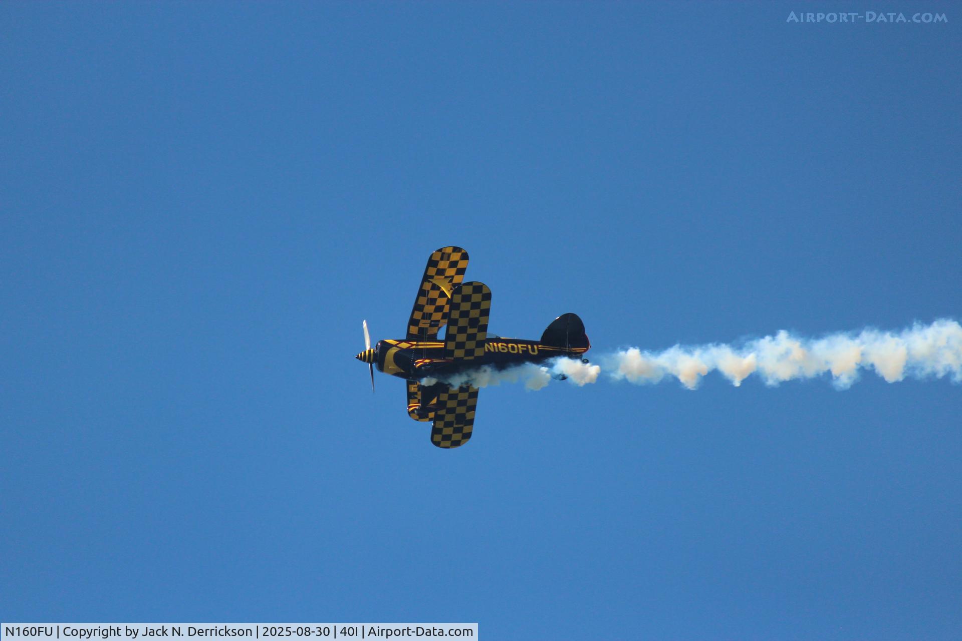 N160FU, 1983 Aerotek Pitts S-2B Special C/N 5021, 2025 40I Airshow N160FU, 1983 Aerotek Pitts S-2B Special C/N 5021, 2025 40I Airshow