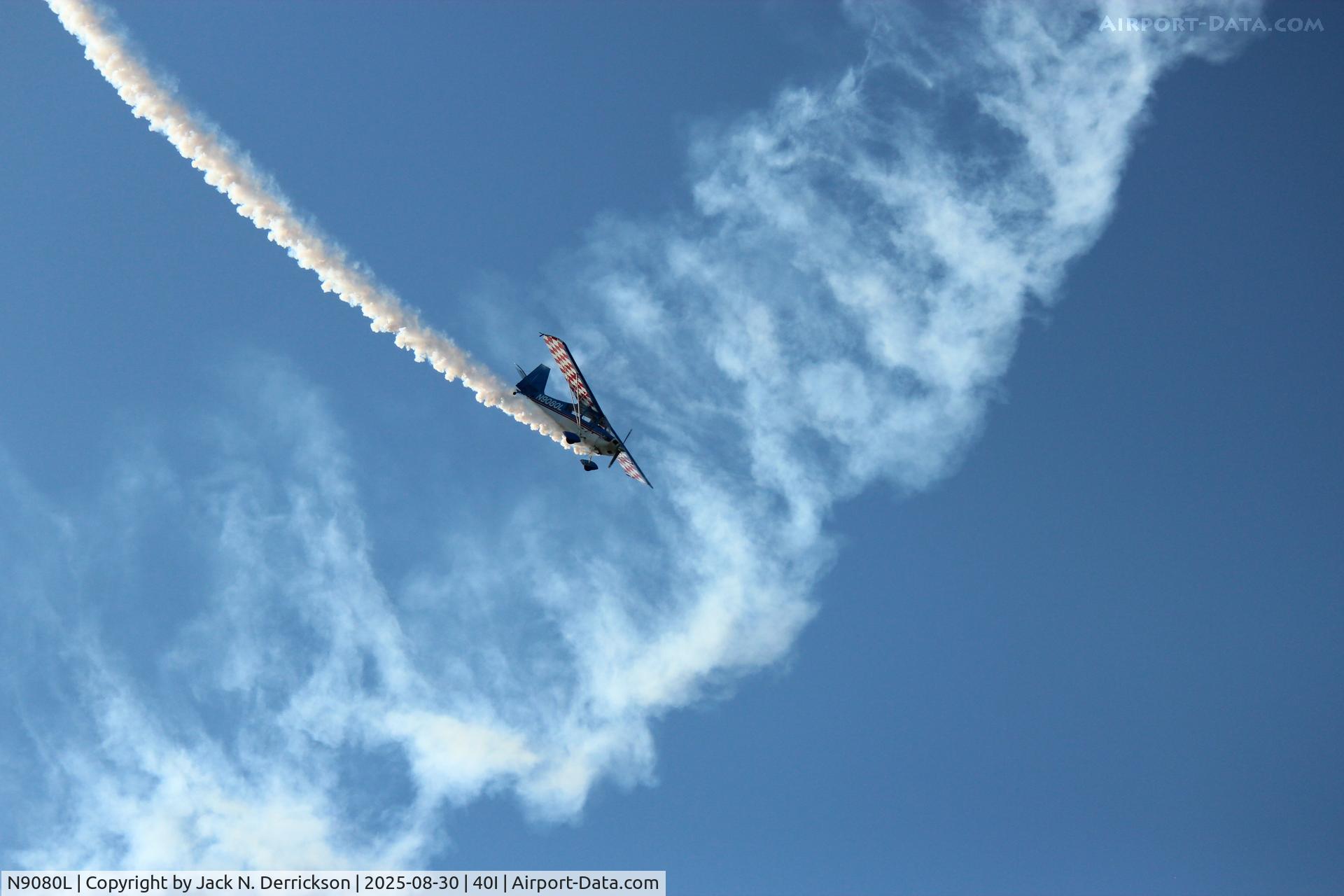 N9080L, 1970 Champion 7KCAB C/N 255-70, 2025 40I Airshow N9080L, 1970 Champion 7KCAB C/N 255-70, 2025 40I Airshow