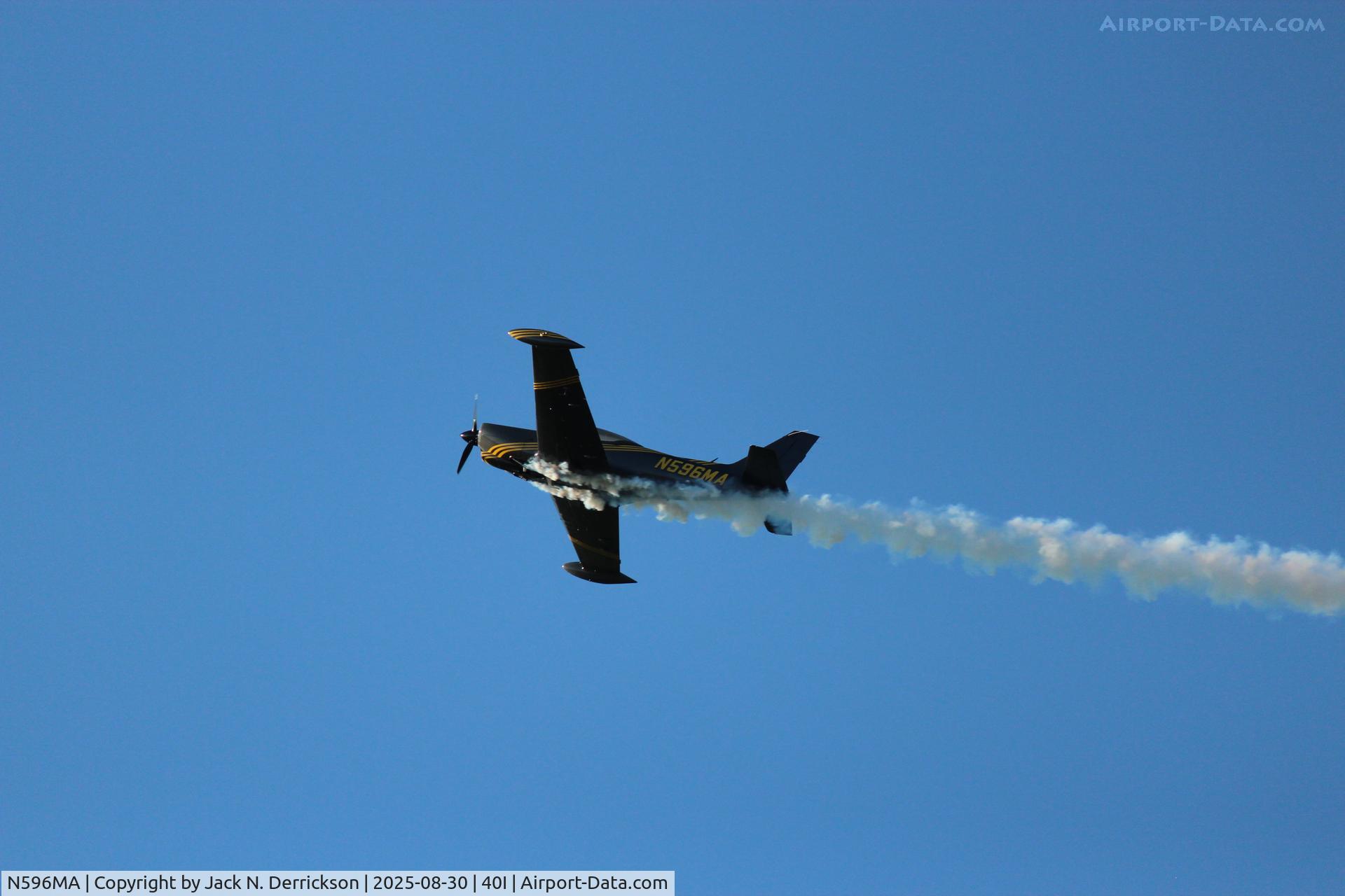 N596MA, 1984 SIAI-Marchetti F.260C C/N 727, 2025 40I Airshow N596MA, 1984 SIAI-Marchetti F.260C C/N 727, 2025 40I Airshow