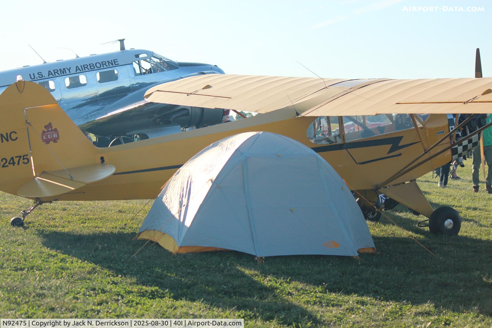 N92475, 1946 Piper J3C-65 Cub C/N 16945, 2025 40I Airshow N92475, 1946 Piper J3C-65 Cub C/N 16945, 2025 40I Airshow