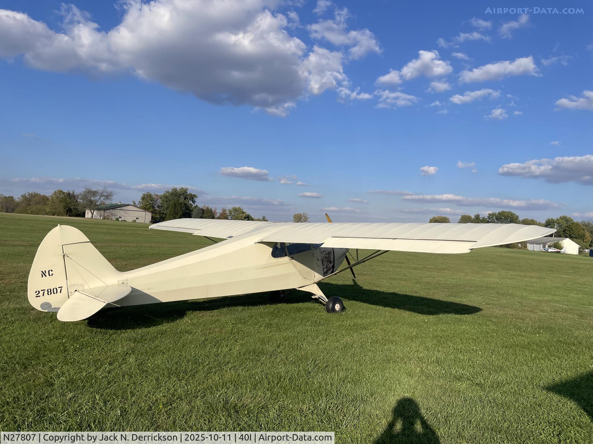 N27807, 1940 Piper J4 C/N 4-1023, J-4a N27807, 1940 Piper J4 C/N 4-1023, J-4a