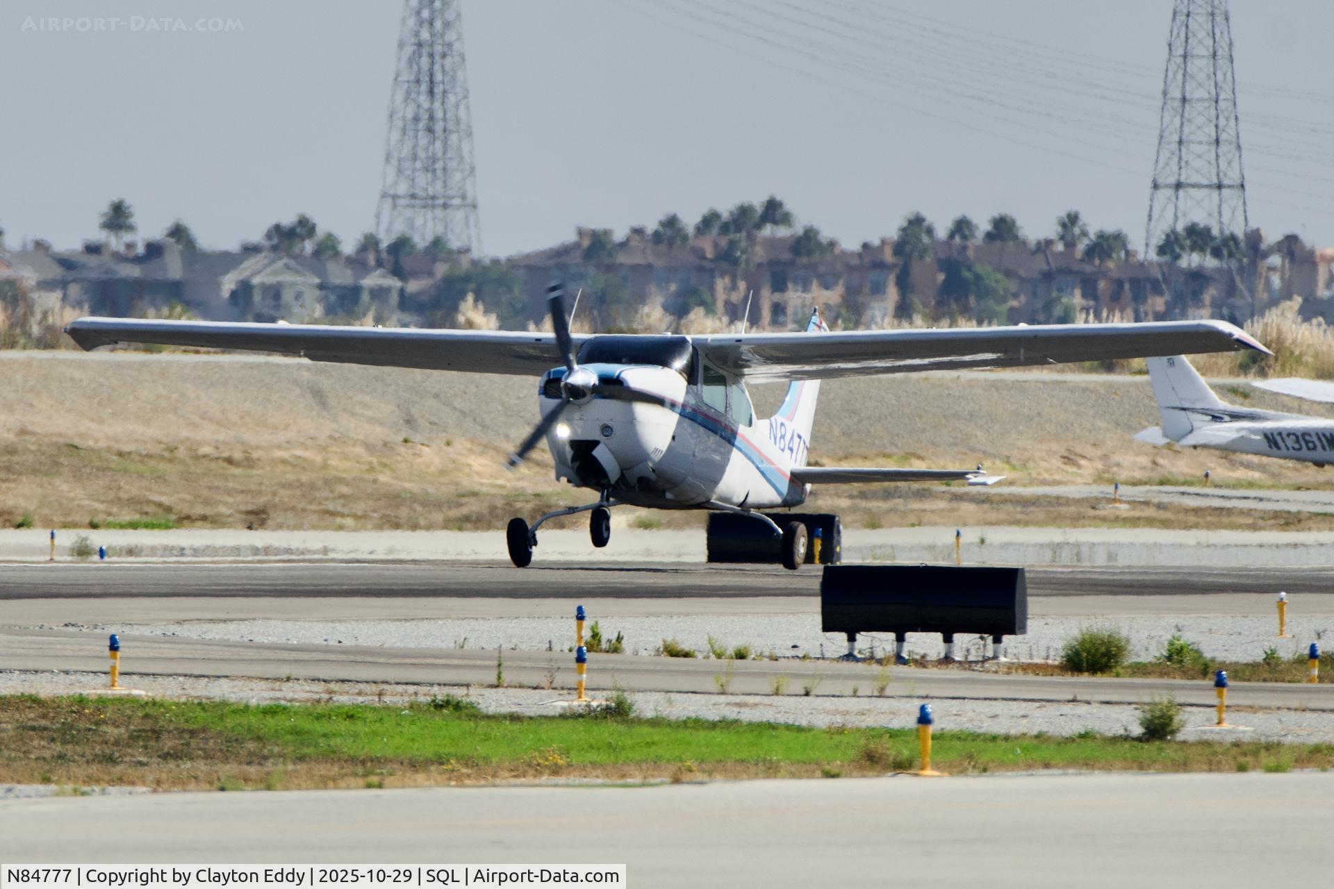 N84777, 1972 Cessna 210L Centurion C/N 21059624, San Carlos Airport in California 2025