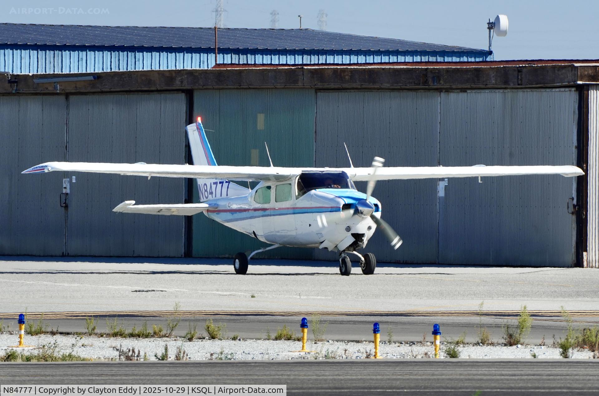 N84777, 1972 Cessna 210L Centurion C/N 21059624, San Carlos Airport in California 2025