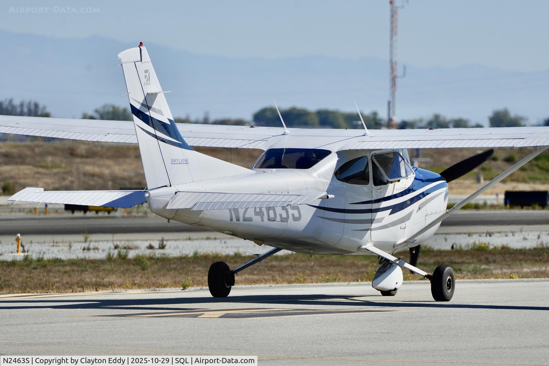 N2463S, 2005 Cessna 182T Skylane C/N 18281738, San Carlos Airport in California 2025