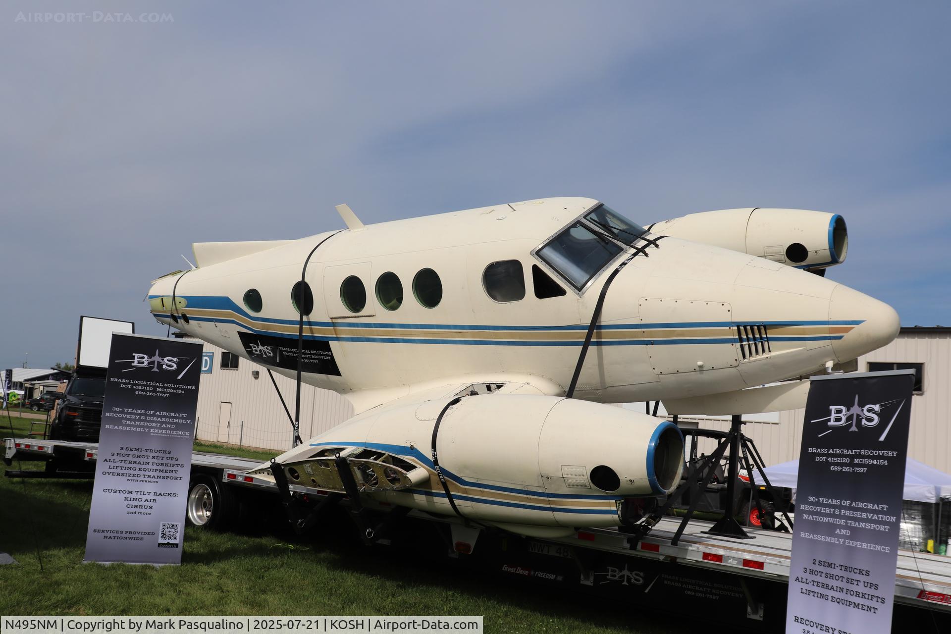 N495NM, 1978 Beech C90 C/N LJ-781, Beech C90