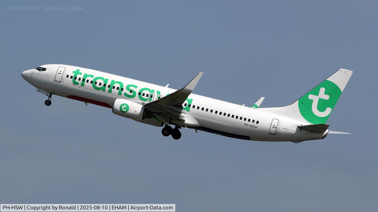 PH-HSW, 2009 Boeing 737-8K2 C/N 37160, at spl