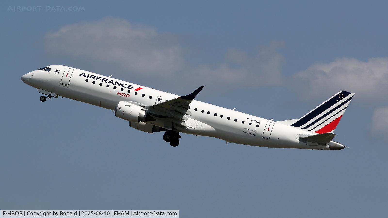 F-HBQB, 2025 Embraer ERJ-190STD (ERJ-190-100) C/N 19000655, brand new