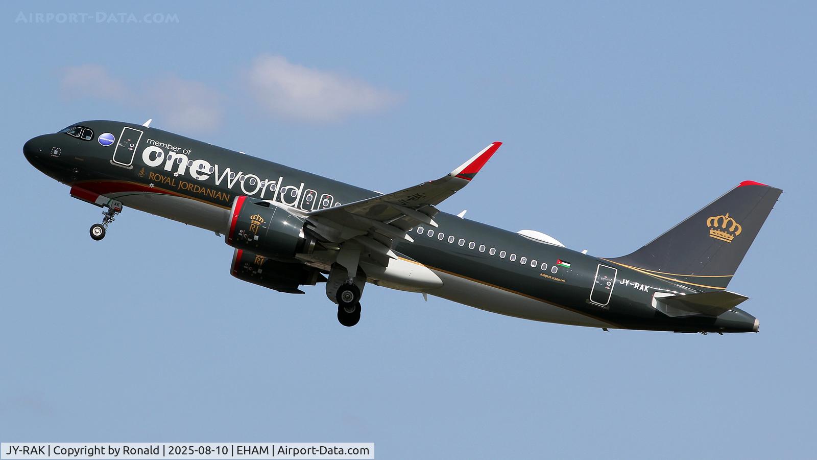 JY-RAK, 2025 Airbus A320-271N C/N 12643, at spl