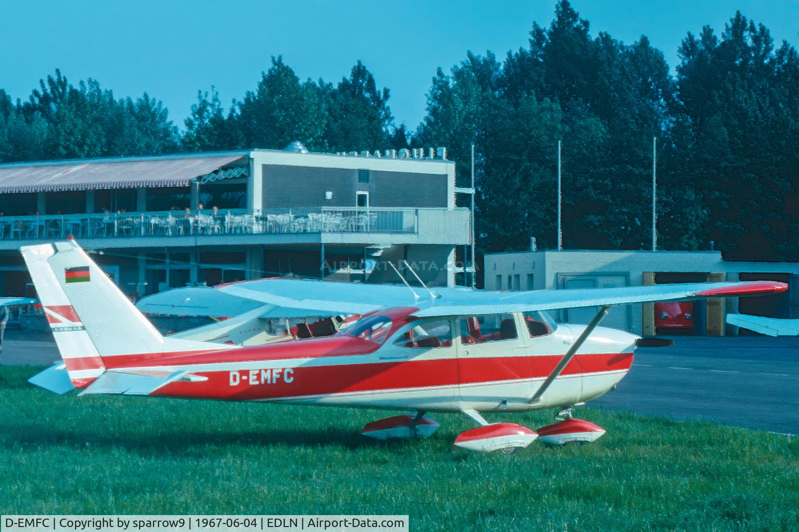 D-EMFC, 1967 Reims F172H Skyhawk C/N F172-0404, Scanned and cropped from a slide.