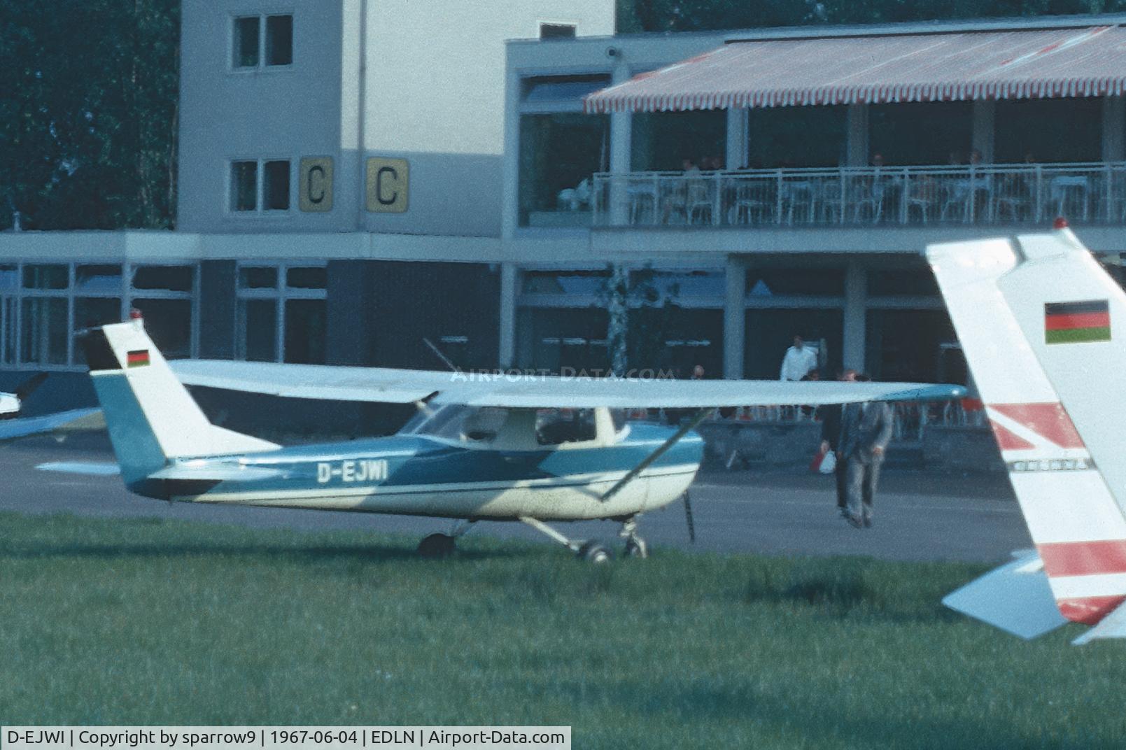 D-EJWI, 1965 Cessna 150F C/N 15061892, Scanned and cropped from a slide. It was destroyed 1982-06-05