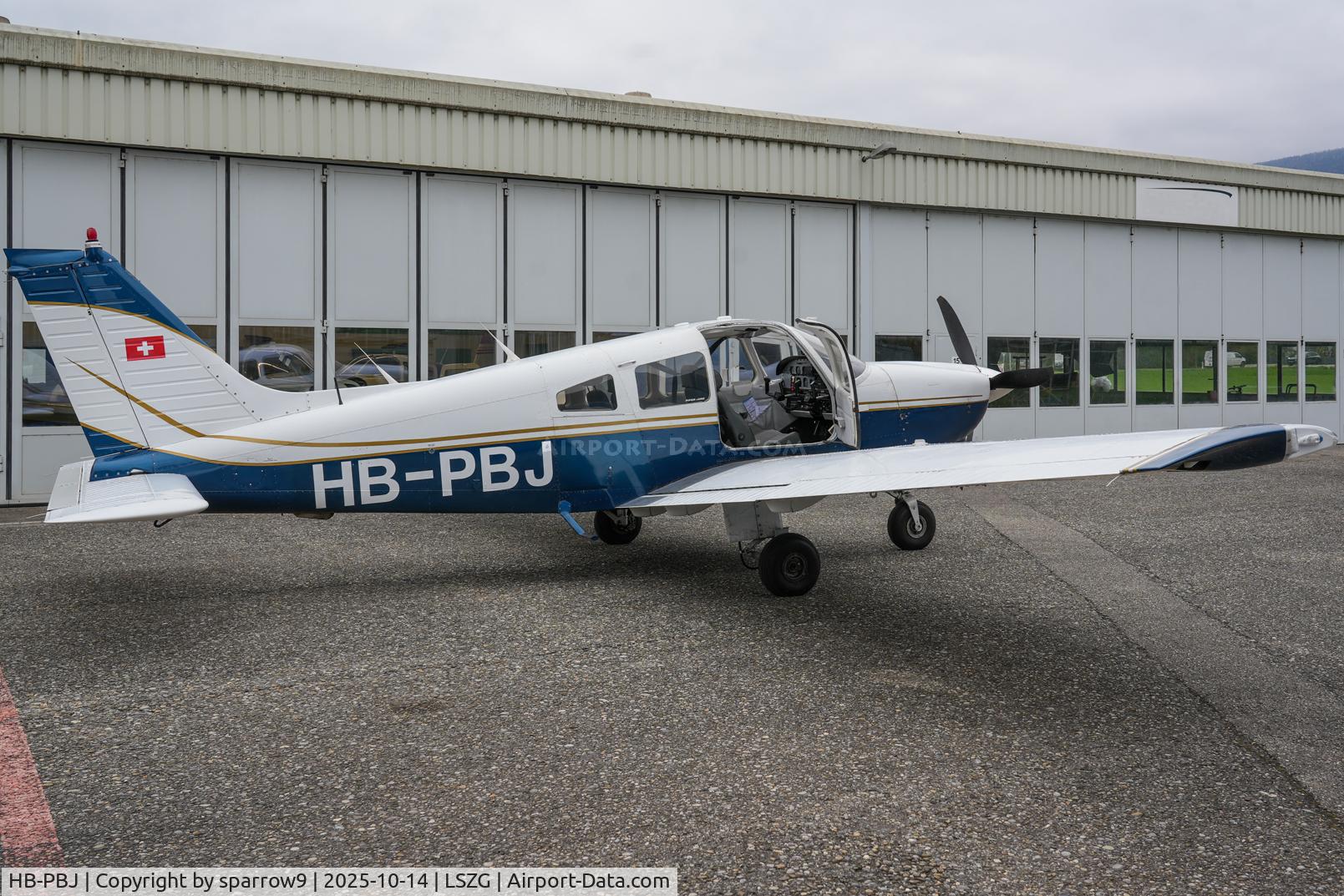 HB-PBJ, 1984 Piper PA-28-236 Dakota C/N 28-8411013, At Grenchen