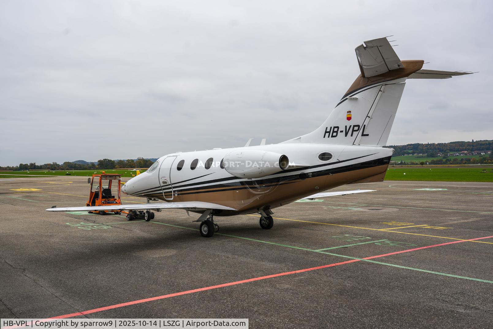 HB-VPL, 2008 Hawker Beechcraft 390 Premier 1A C/N RB-262, At Grenchen