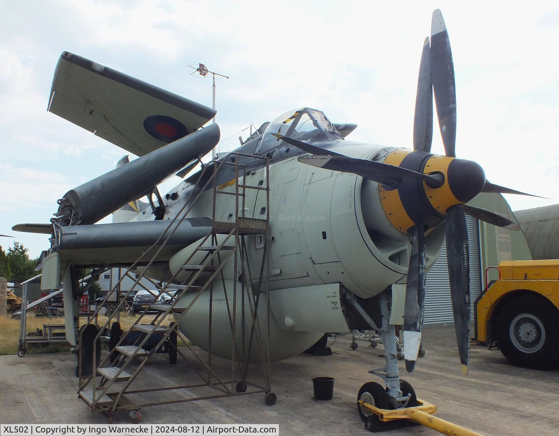 XL502, 1961 Fairey Gannet AEW.3 C/N F9461, Fairey Gannet AEW3 at the Yorkshire Air Museum, Elvington