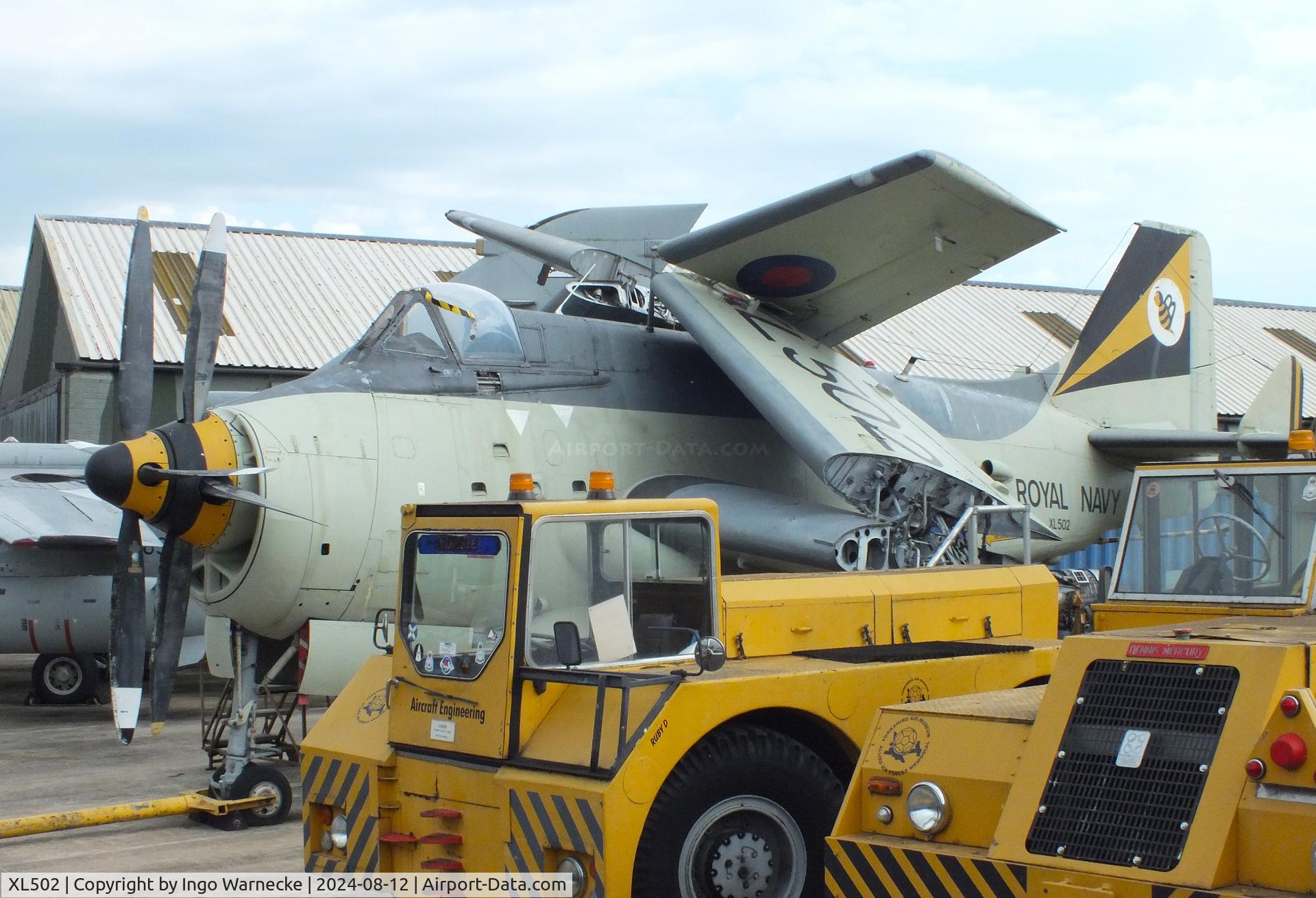 XL502, 1961 Fairey Gannet AEW.3 C/N F9461, Fairey Gannet AEW3 at the Yorkshire Air Museum, Elvington