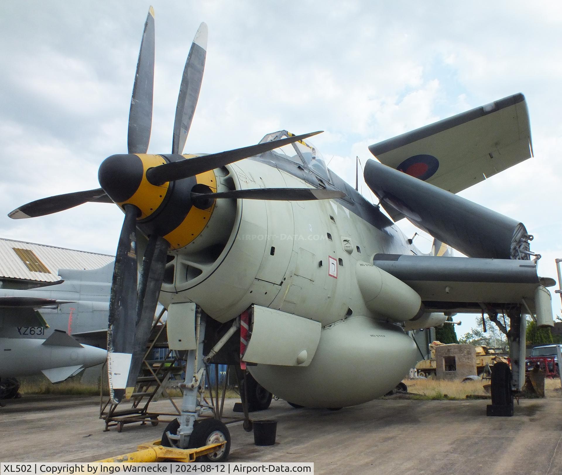 XL502, 1961 Fairey Gannet AEW.3 C/N F9461, Fairey Gannet AEW3 at the Yorkshire Air Museum, Elvington