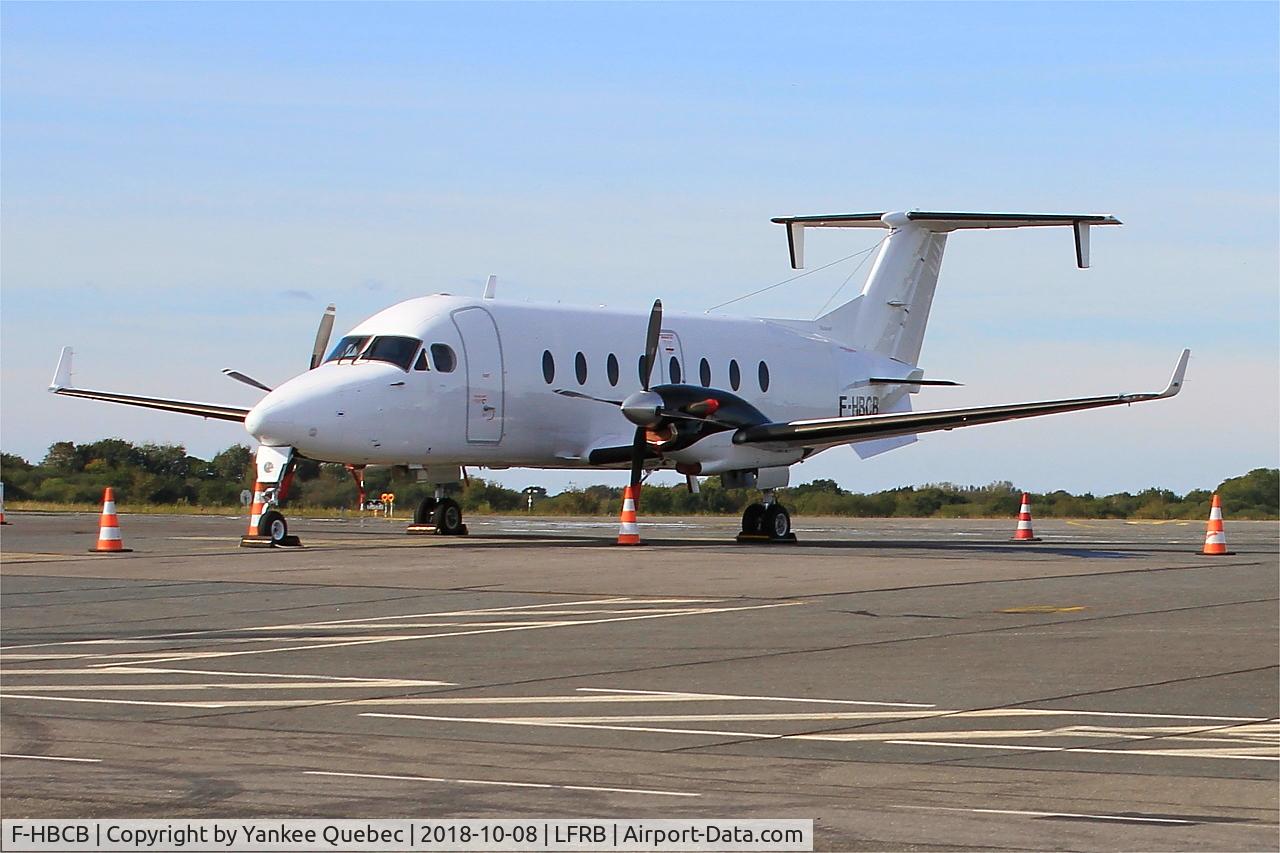 F-HBCB, 1999 Raytheon 1900D C/N UE-390, Parked, Brest-Bretagne airport (LFRB-BES)