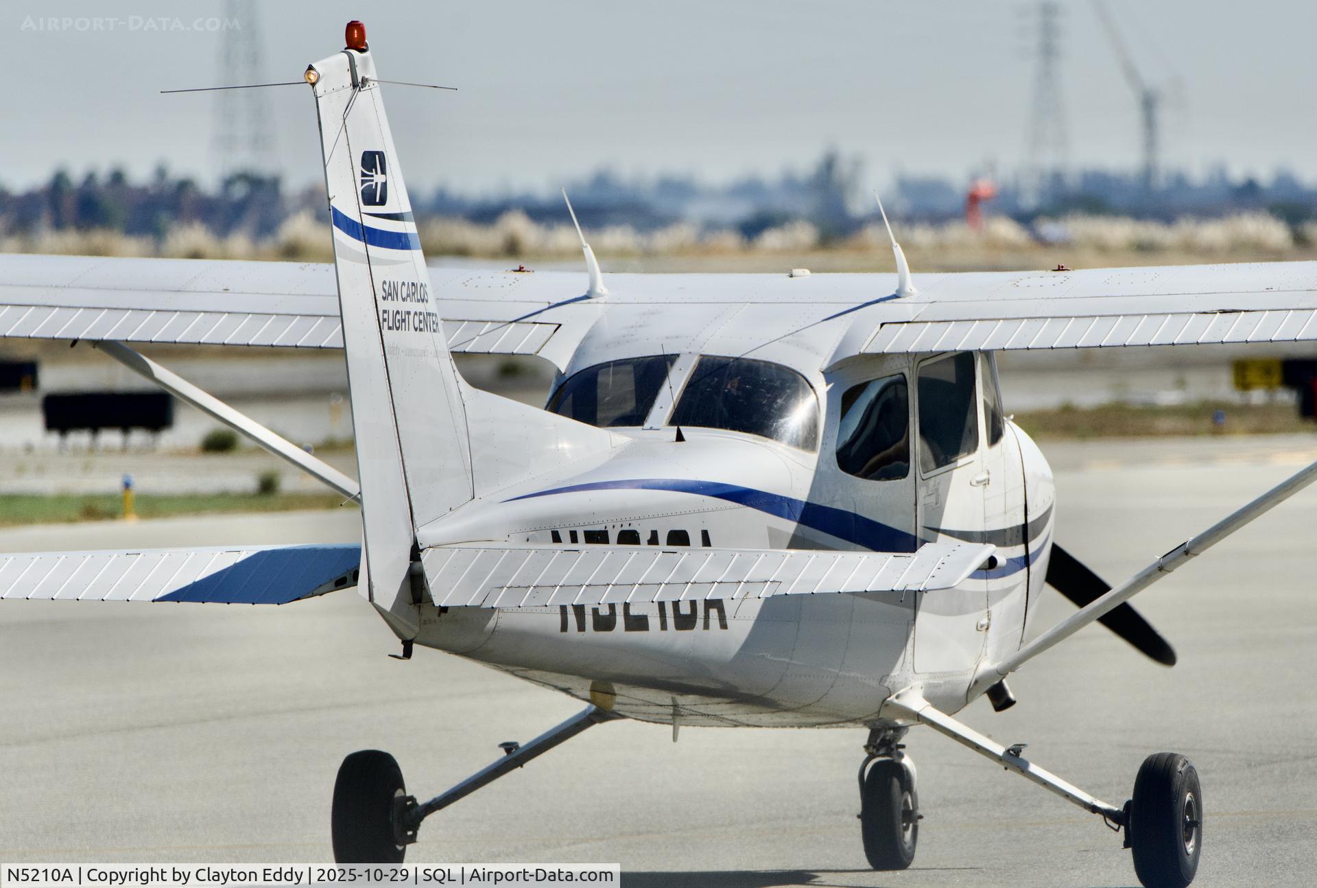 N5210A, 2002 Cessna 172S C/N 172S9118, San Carlos airport in California 2025