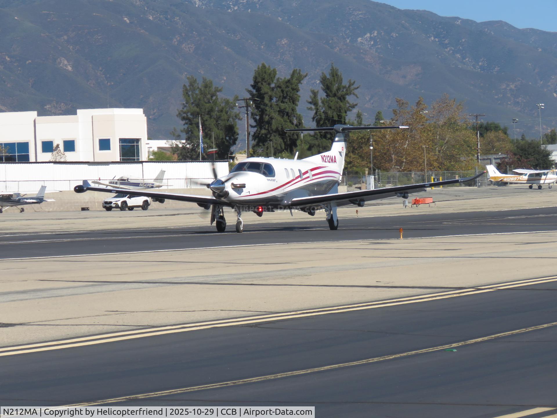 N212MA, 2025 Pilatus 12/47E C/N 2432, Starting take off roll