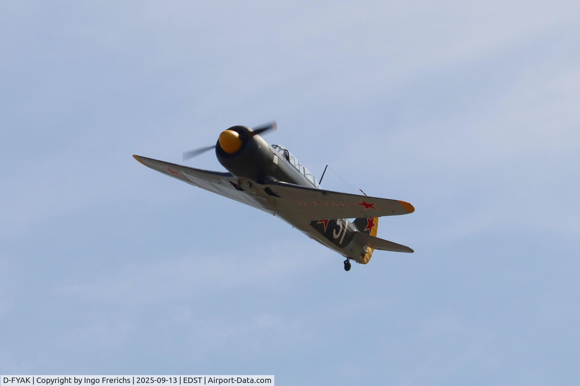 D-FYAK, 1953 Yakovlev Yak-11 C/N 170103, D-FYAK at OTT 2025