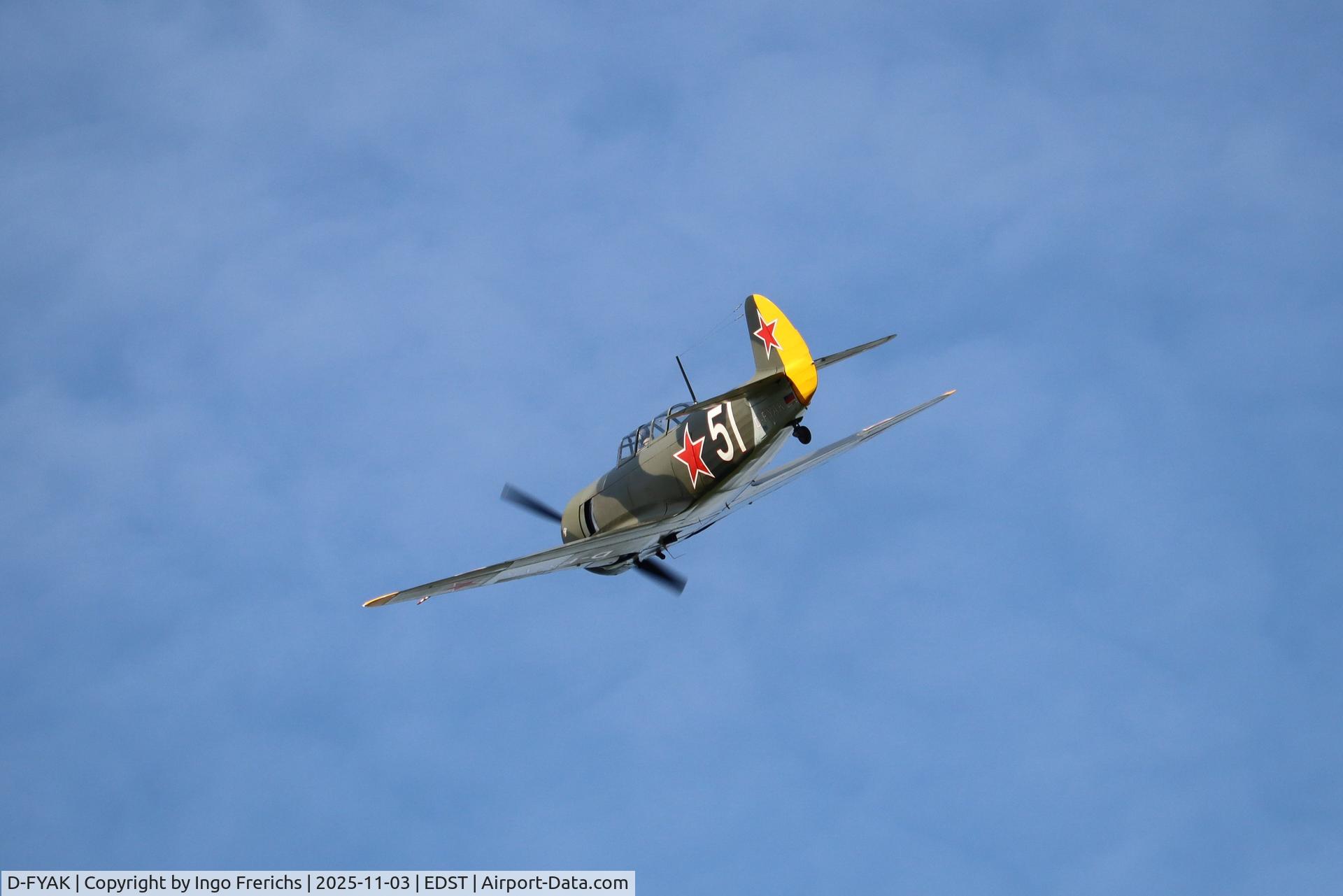 D-FYAK, 1953 Yakovlev Yak-11 C/N 170103, D-FYAK at OTT 2025