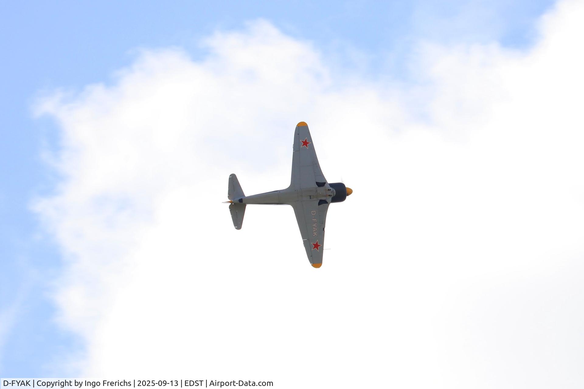 D-FYAK, 1953 Yakovlev Yak-11 C/N 170103, Yak-C11 D-FYAK at OTT 2025