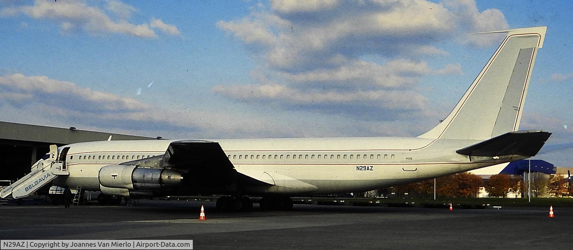 N29AZ, 1967 Boeing 707-323C C/N 19517, ex-slide