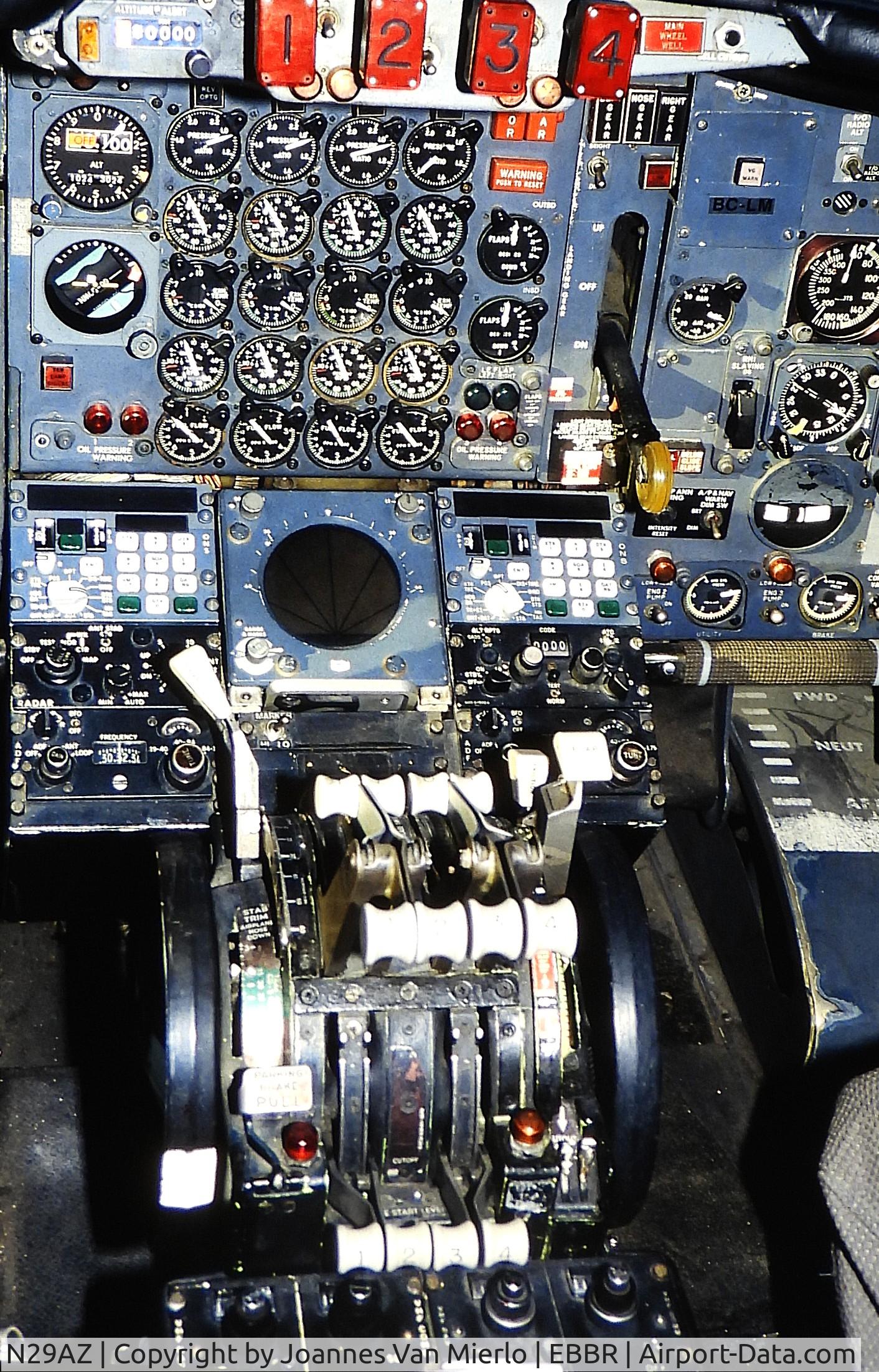 N29AZ, 1967 Boeing 707-323C C/N 19517, ex-slide