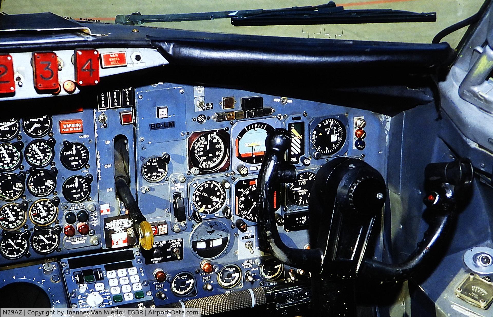 N29AZ, 1967 Boeing 707-323C C/N 19517, ex-slide