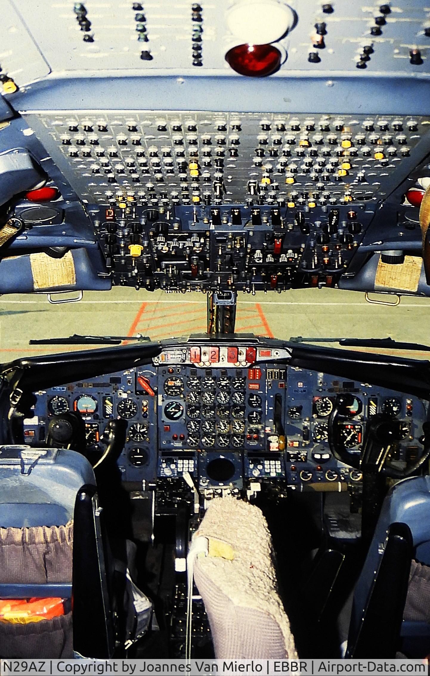 N29AZ, 1967 Boeing 707-323C C/N 19517, ex-slide