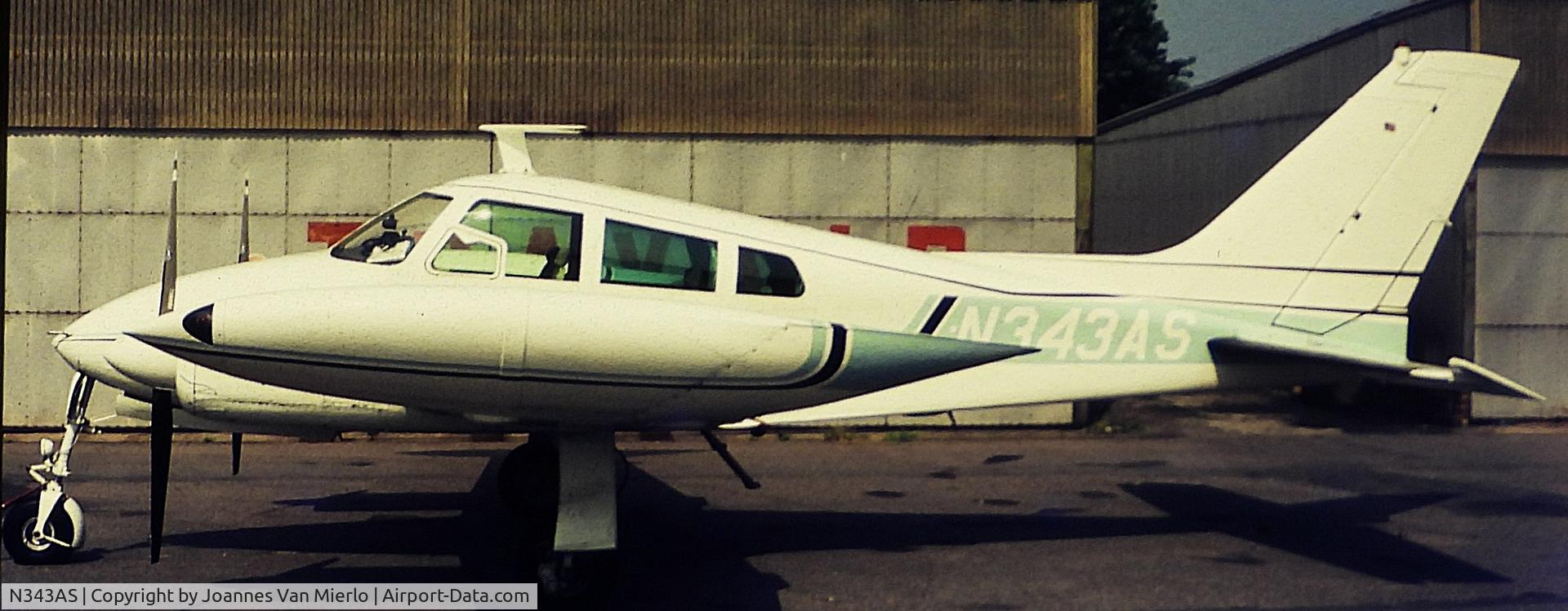 N343AS, 1963 Cessna 310H C/N 310H0057, ex-slide
