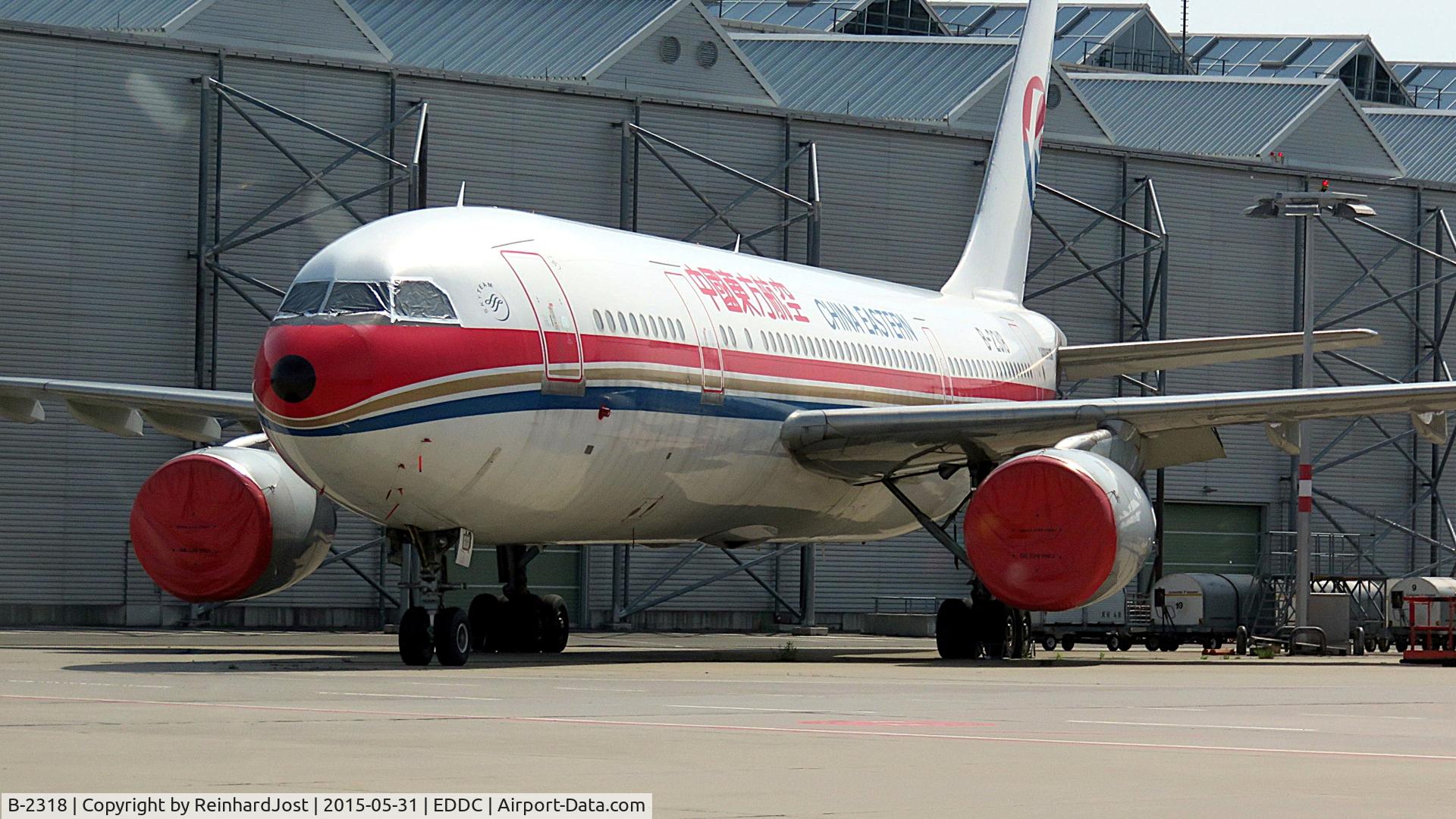 B-2318, 1993 Airbus A300B4-605R C/N 707, B-2318 awaiting its conversion into freighter at Dresden (EDDC), Germany