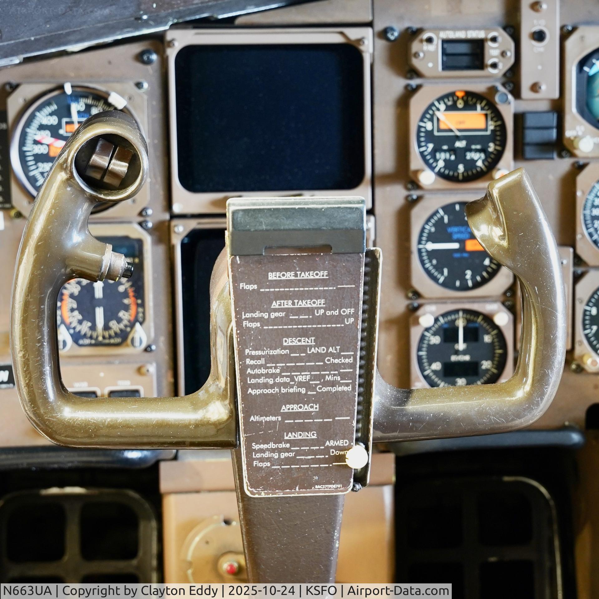 N663UA, 1993 Boeing 767-322 C/N 27160, SFO 2025