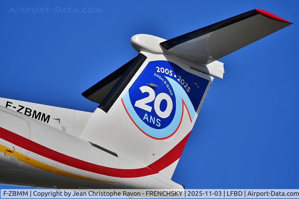 F-ZBMM, 2021 De Havilland DHC-8-402MR C/N 4633, MILAN  7F