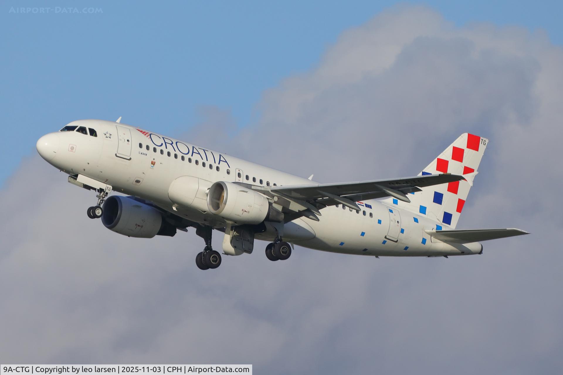 9A-CTG, 1998 Airbus A319-112 C/N 767, Copenhagen 3.11.2025