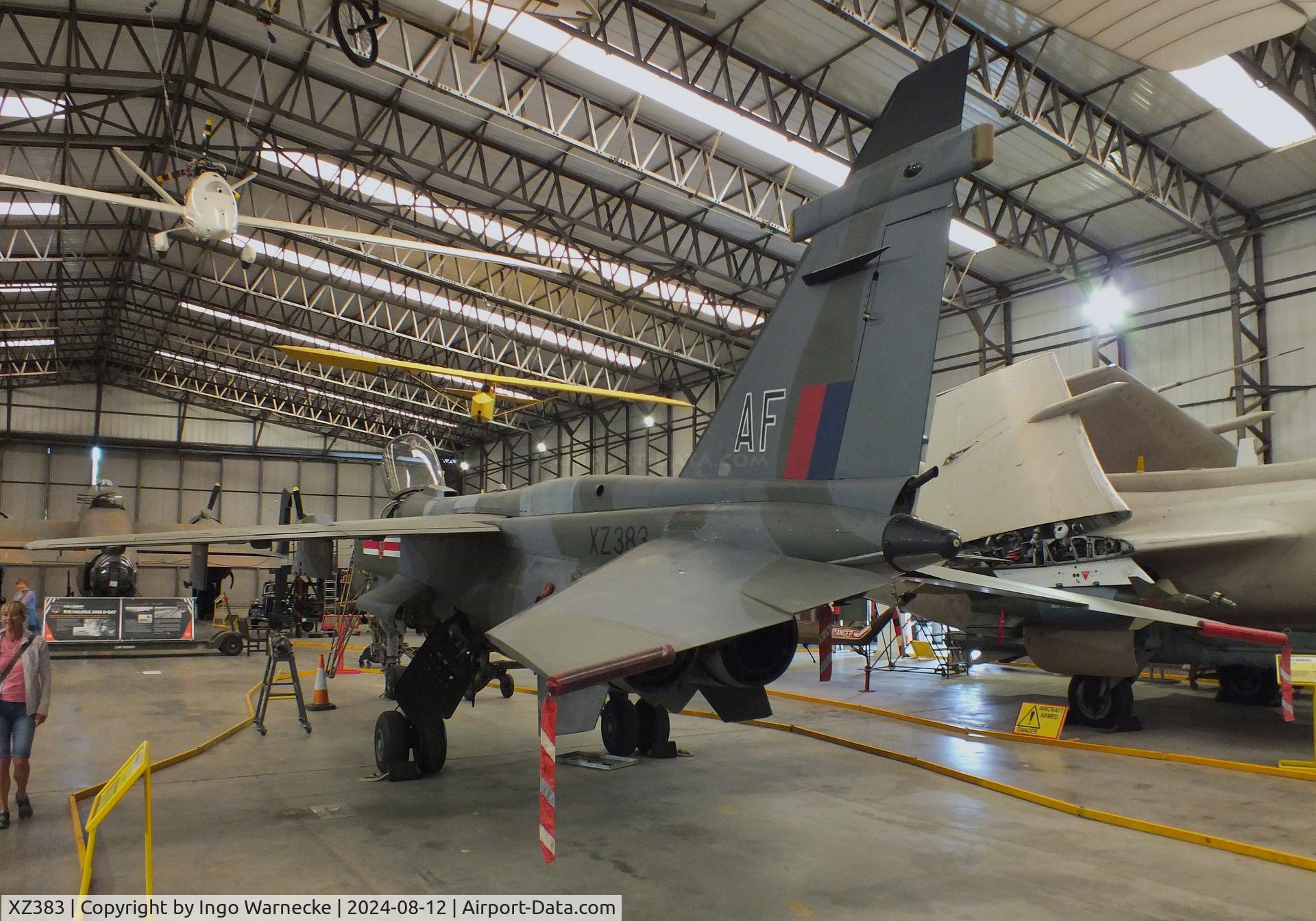 XZ383, 1977 Sepecat Jaguar GR.1 C/N S.148, SEPECAT Jaguar GR1 at the Yorkshire Air Museum, Elvington