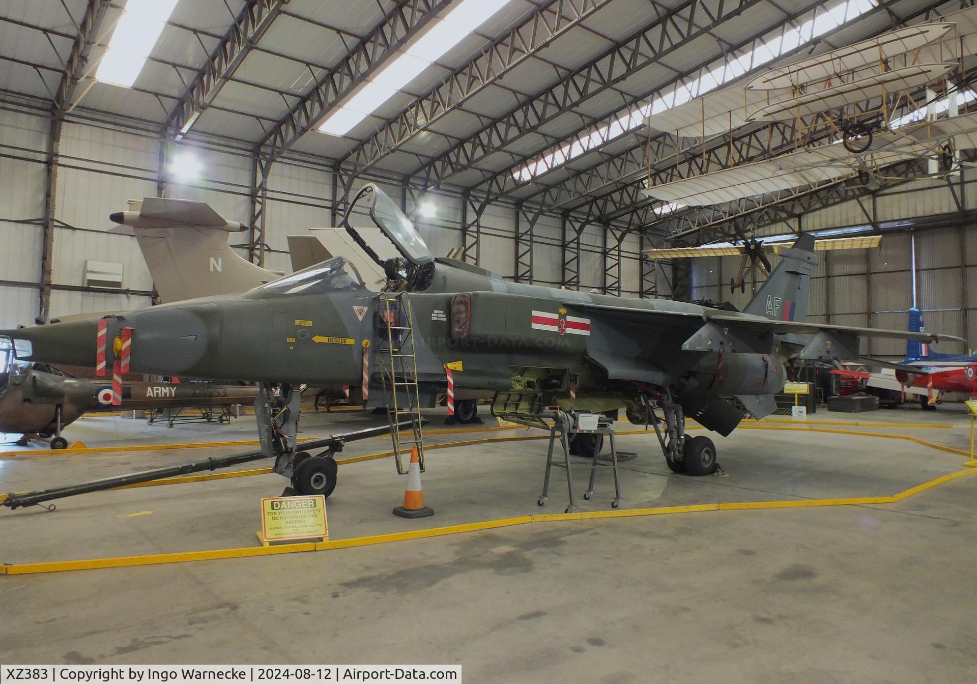 XZ383, 1977 Sepecat Jaguar GR.1 C/N S.148, SEPECAT Jaguar GR1 at the Yorkshire Air Museum, Elvington