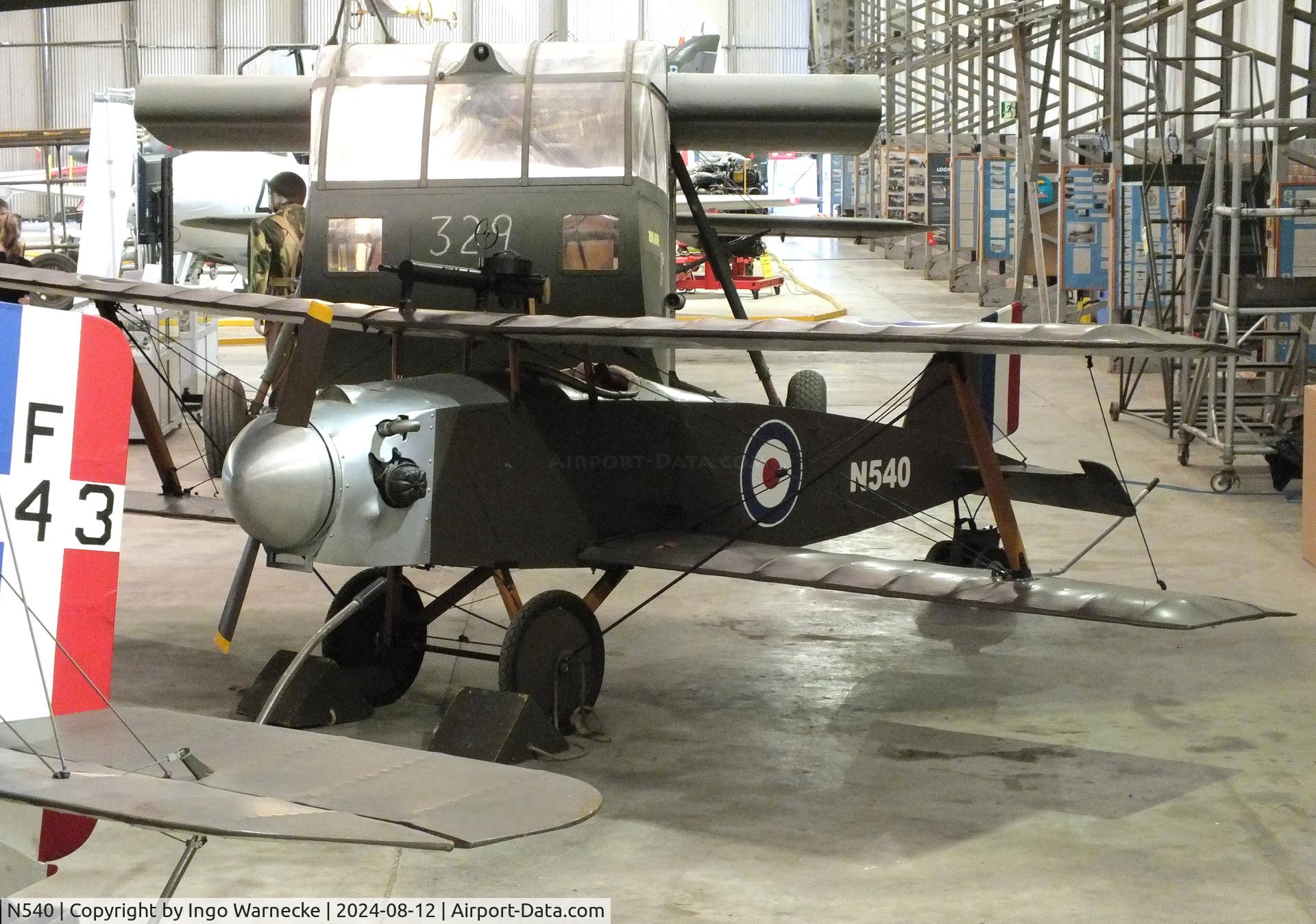 N540, Port Victoria PV8 Eastchurch Kitten replica C/N Not Found - N540, Port Victoria PV8 Eastchurch Kitten replica at the Yorkshire Air Museum, Elvington