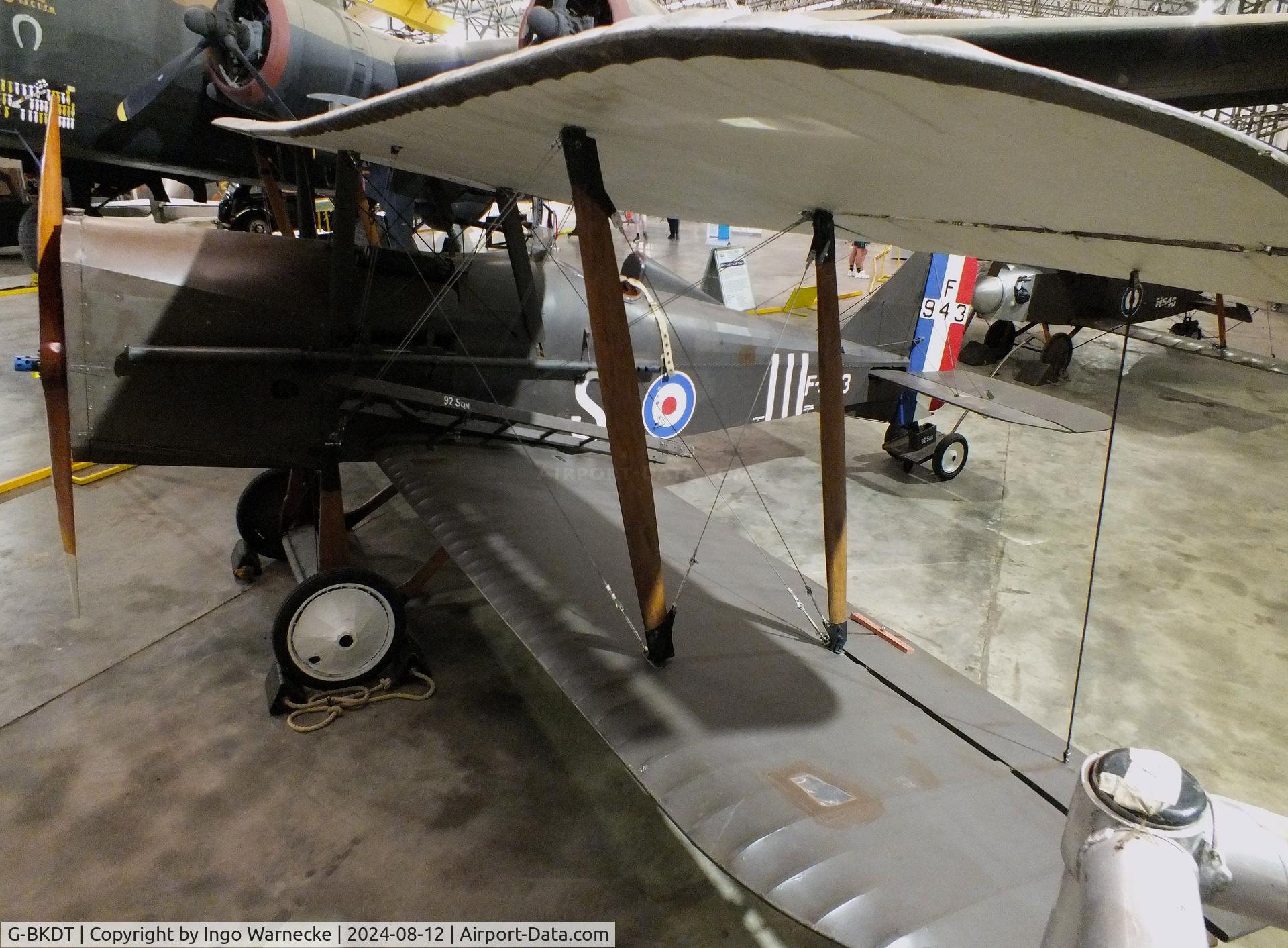 G-BKDT, Royal Aircraft Factory SE-5A Replica C/N 278, Royal Aircraft Factory S.E.5A replica at the Yorkshire Air Museum, Elvington