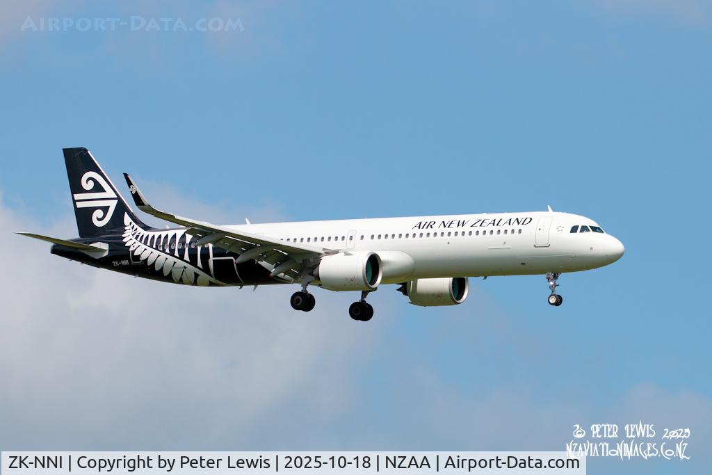 ZK-NNI, 2025 Airbus A321-271NX C/N 12593, Air New Zealand Ltd.