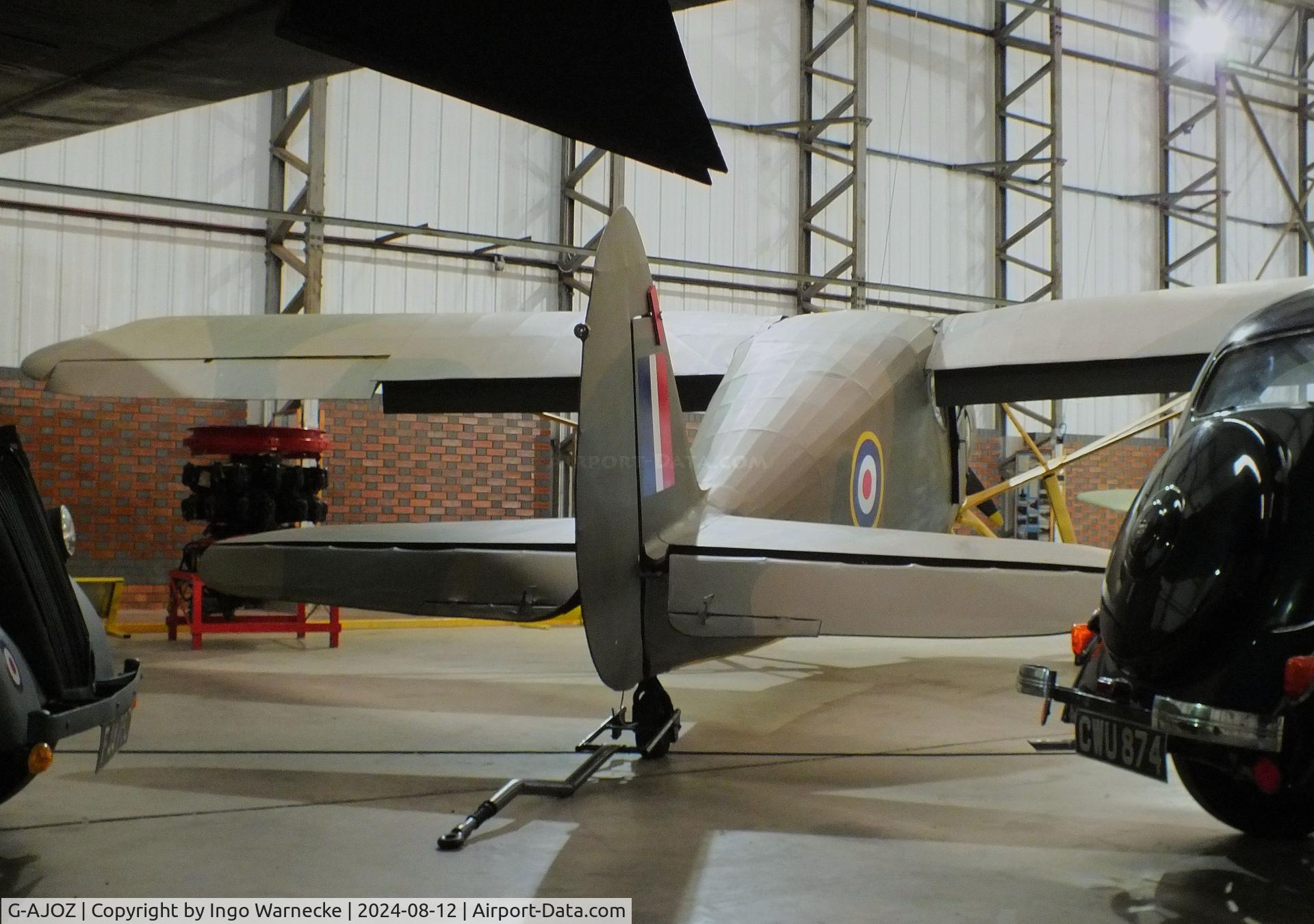 G-AJOZ, Fairchild UC-61 Argus I (24W-41A) C/N 347, Fairchild UC-61A Argus II (24W-41A) at the Yorkshire Air Museum, Elvington