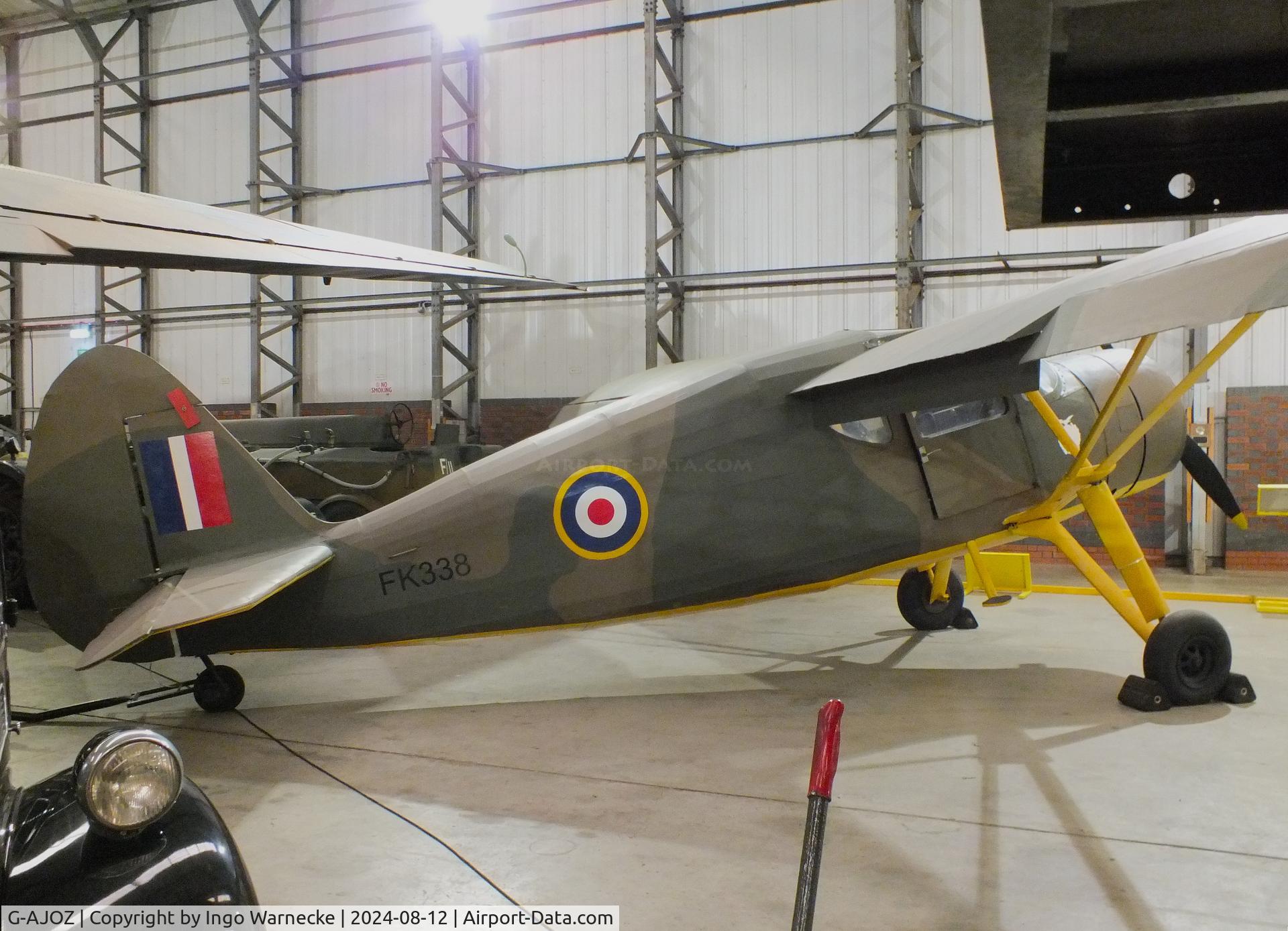 G-AJOZ, Fairchild UC-61 Argus I (24W-41A) C/N 347, Fairchild UC-61A Argus II (24W-41A) at the Yorkshire Air Museum, Elvington