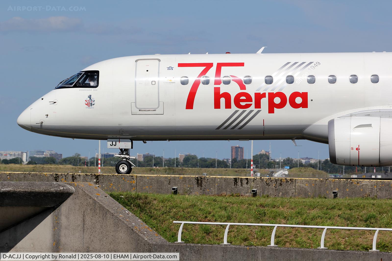 D-ACJJ, 2007 Embraer 190LR (ERJ-190-100LR) C/N 19000114, at spl