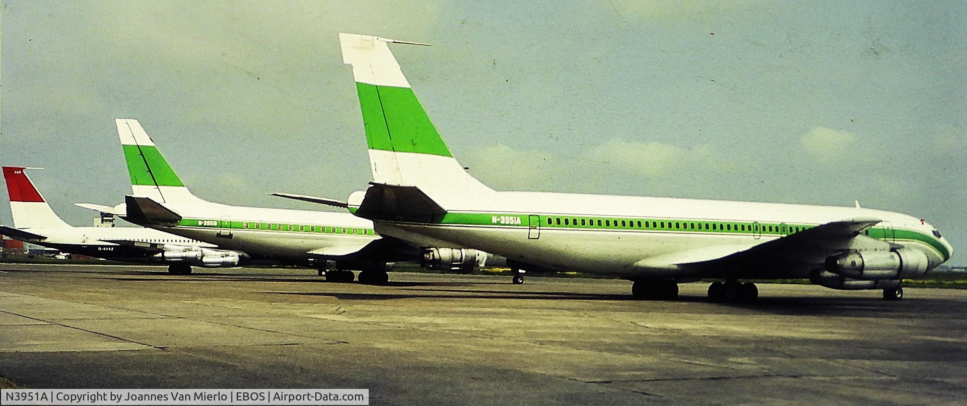 N3951A, 1959 Boeing 707-123B C/N 17647, ex-slide
