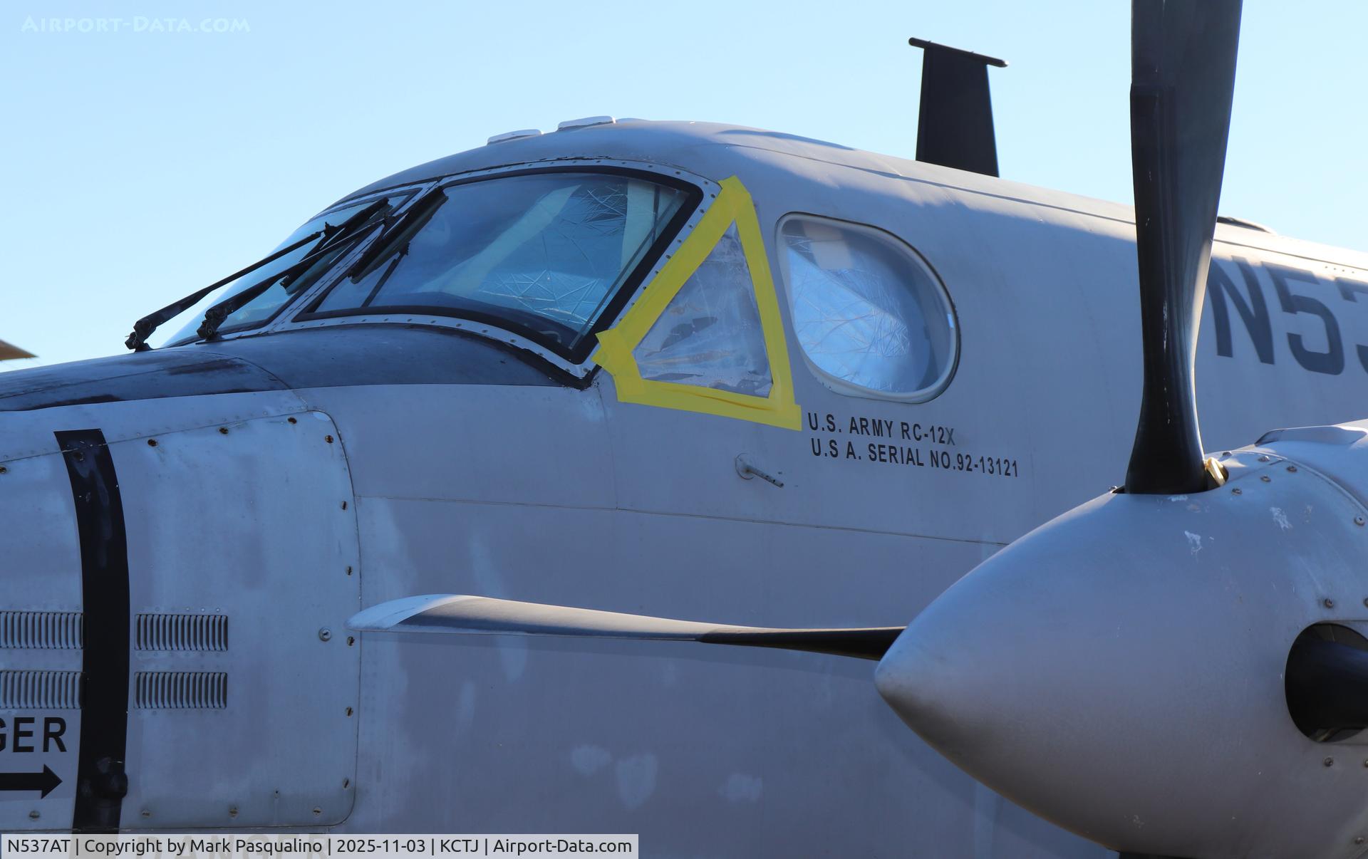 N537AT, 1992 Beech RC-12P Huron C/N FE-027, Beech RC-12X