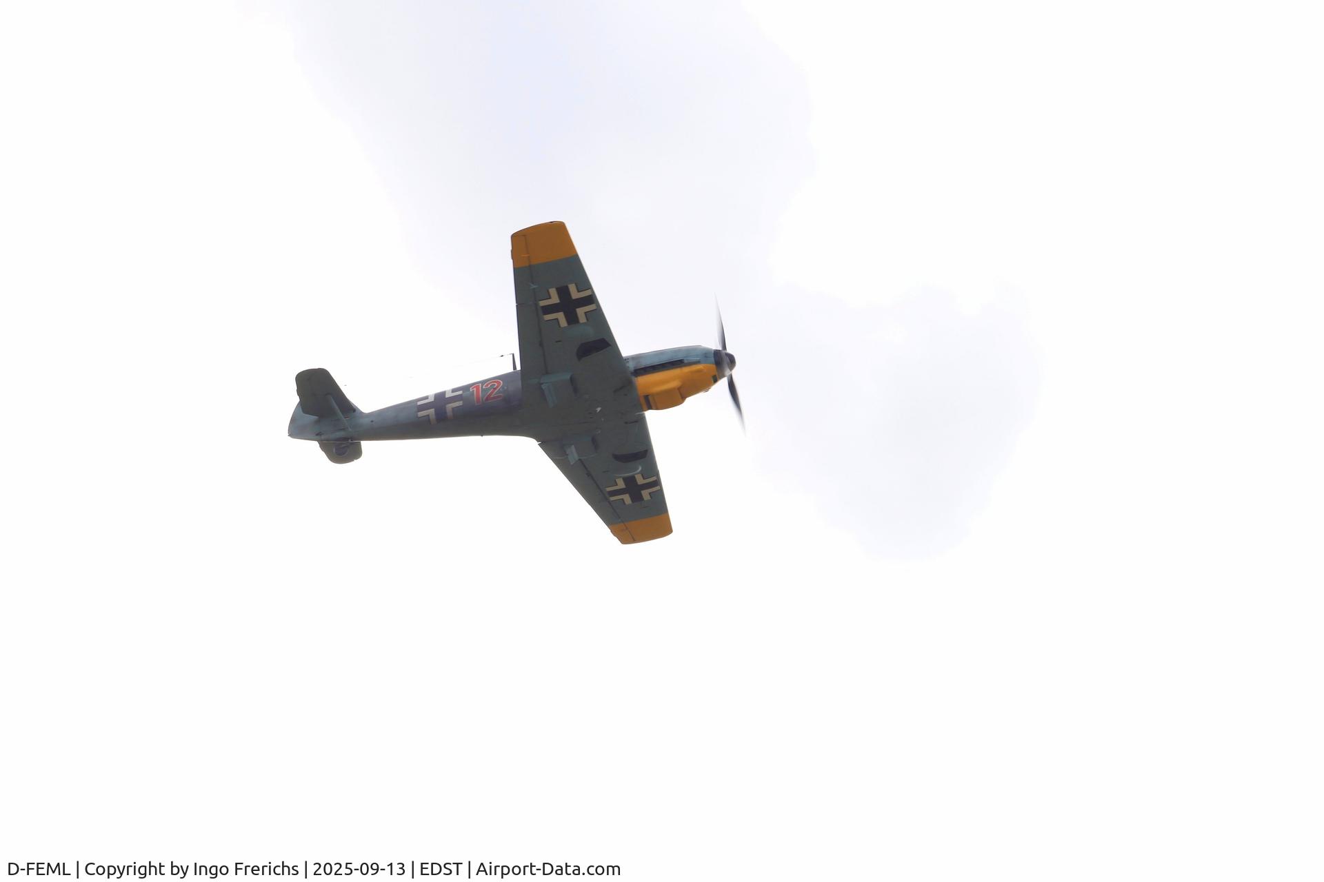 D-FEML, 1939 Messerschmitt Bf-109E C/N 1983, Messerschmitt Bf 109E-4 at OTT 2025
